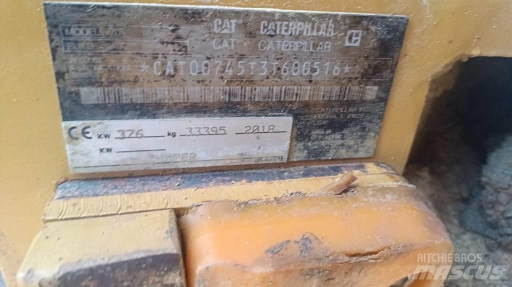 CAT 745 Karjeriniai savivarčiai