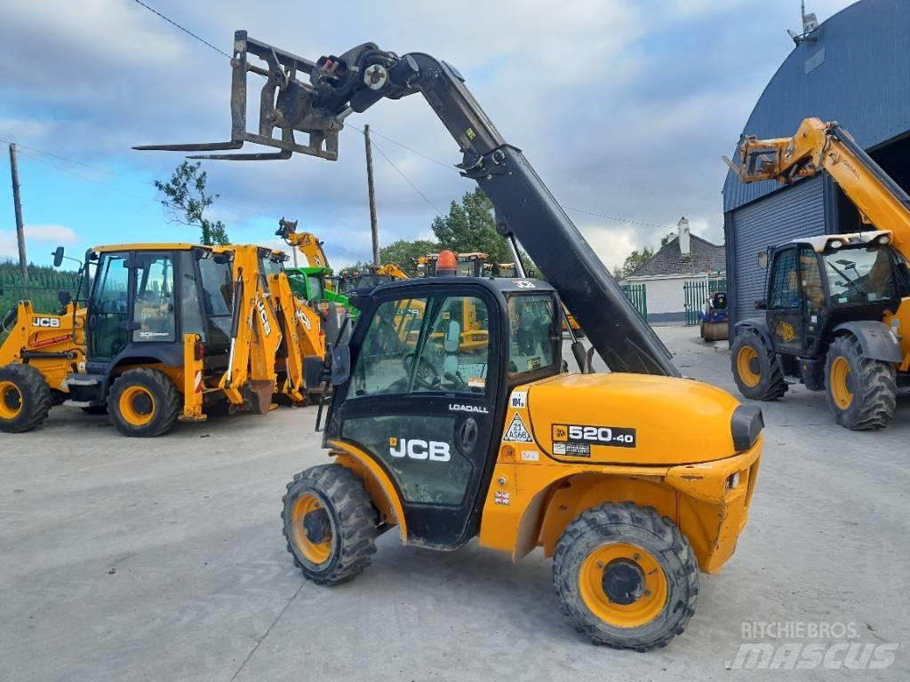 JCB 520-40 Teleskopiniai krautuvai žemės ūkiui