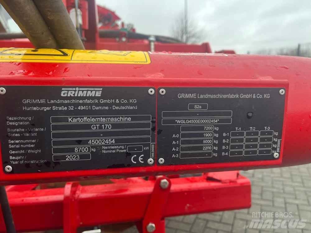 Grimme GT 170 Bulvių kombainai ir ekskavatoriai