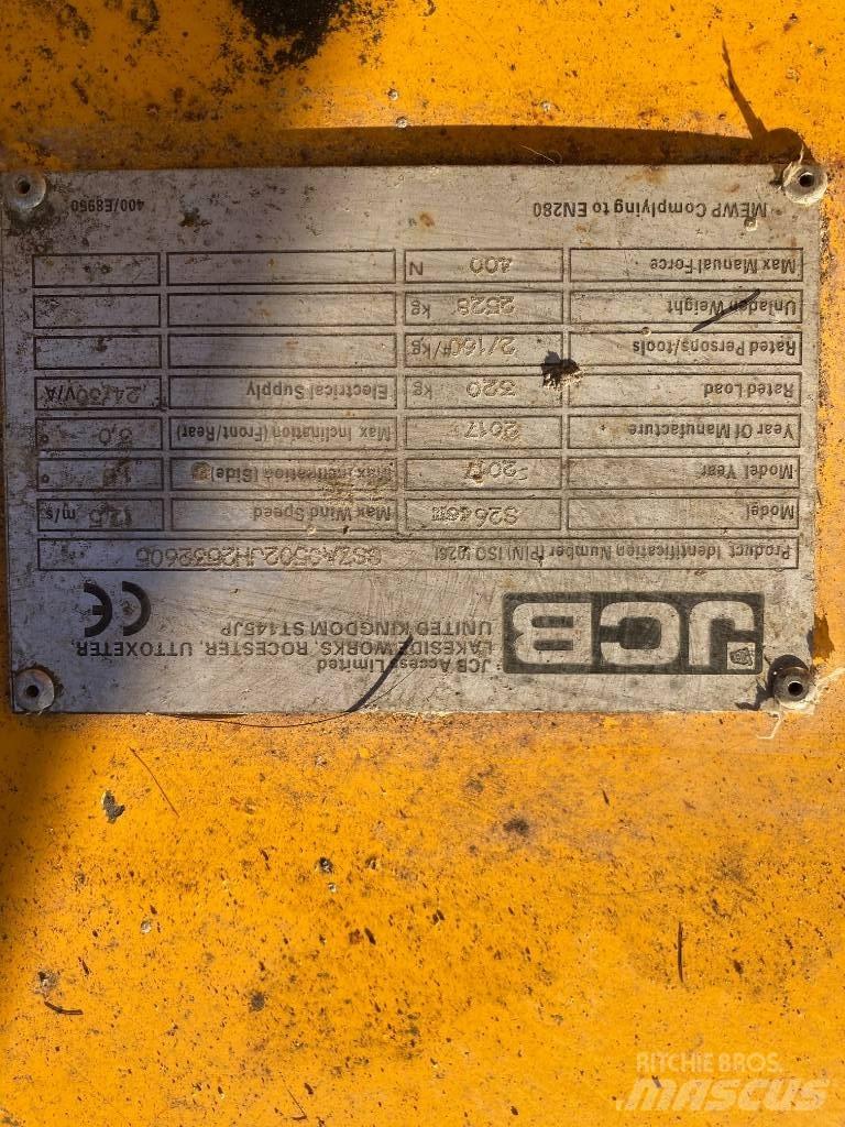 JCB S 2646 E Žirkliniai keltuvai