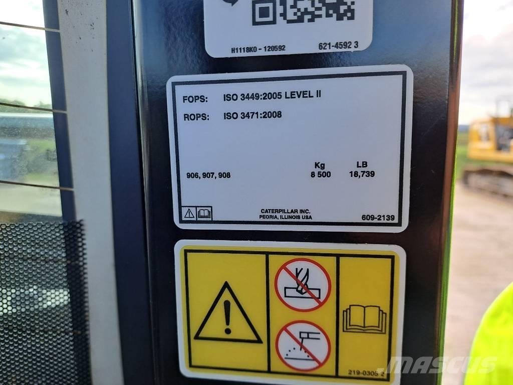 CAT 906 (Bucket+Forks) Naudoti ratiniai krautuvai