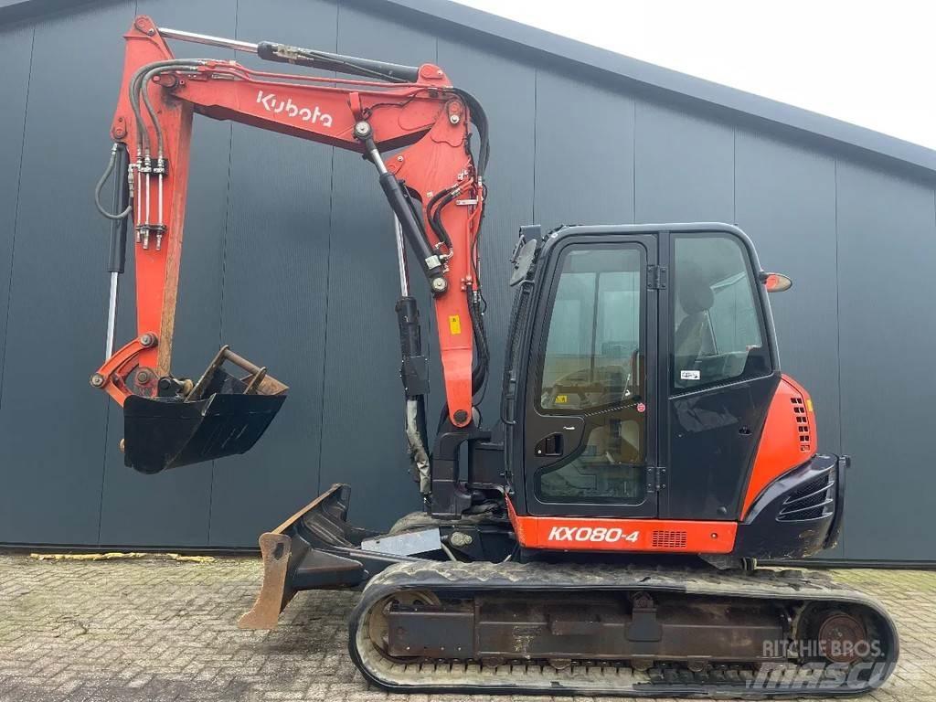 Kubota Kx080-4 Vidutinės galios ekskavatoriai 7-12 t