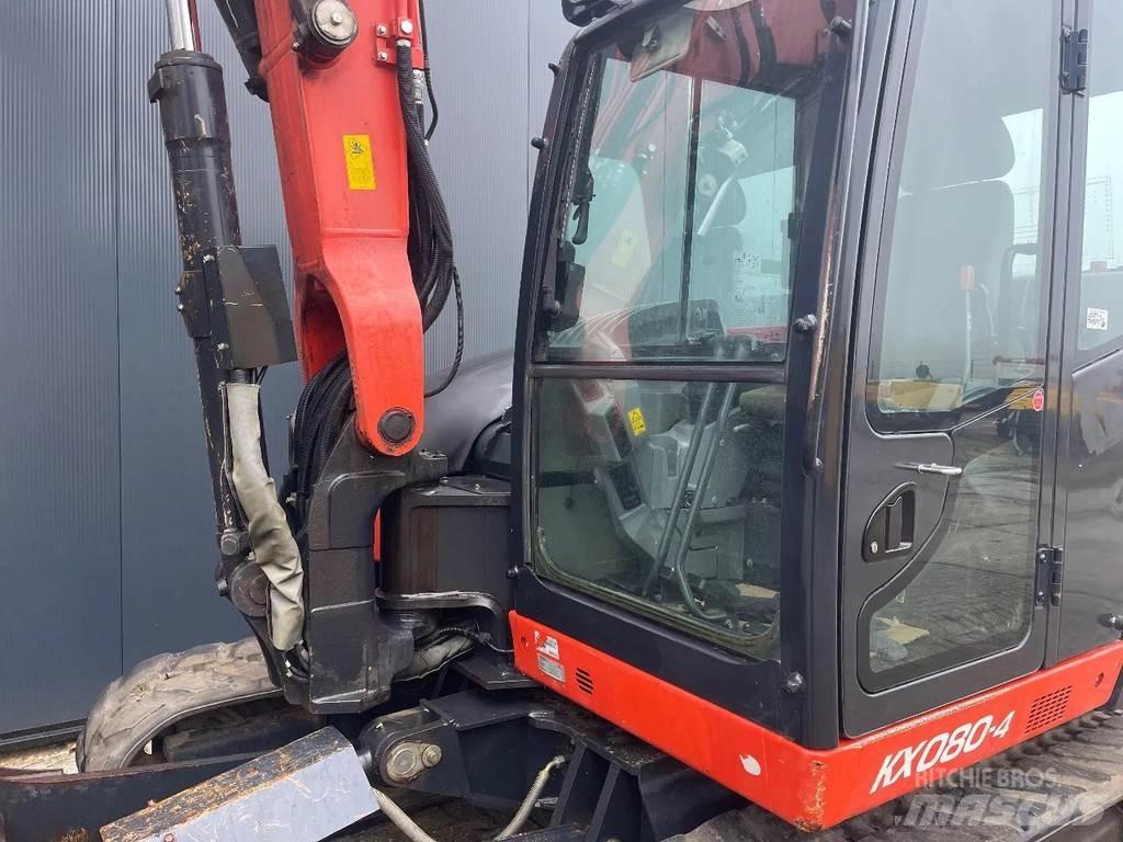Kubota Kx080-4 Vidutinės galios ekskavatoriai 7-12 t