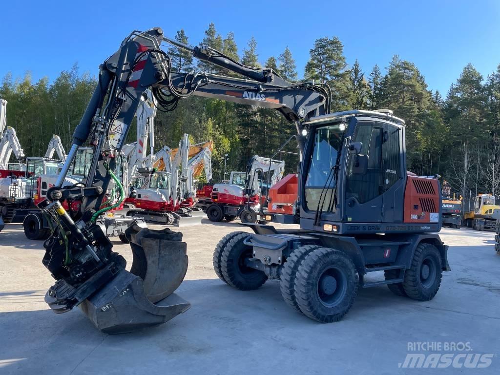 Atlas 140 W Ratiniai ekskavatoriai