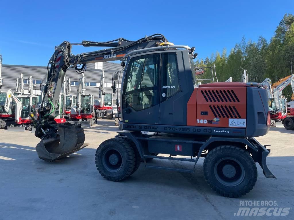 Atlas 140 W Ratiniai ekskavatoriai
