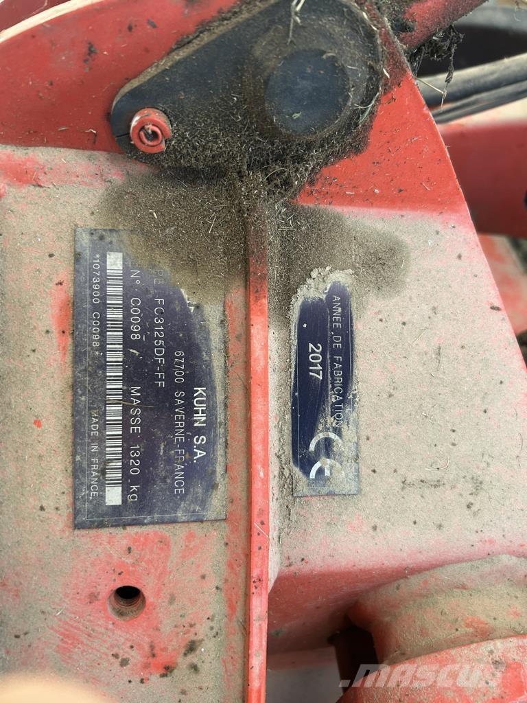 Kuhn FC3125 Montuojamos ir prikabinamos šienapjovės