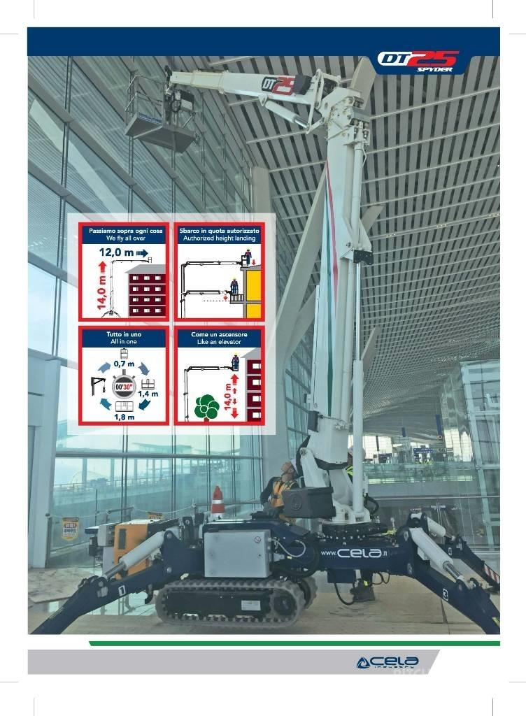 Cela Crawler DT25 Teleskopiniai keltuvai