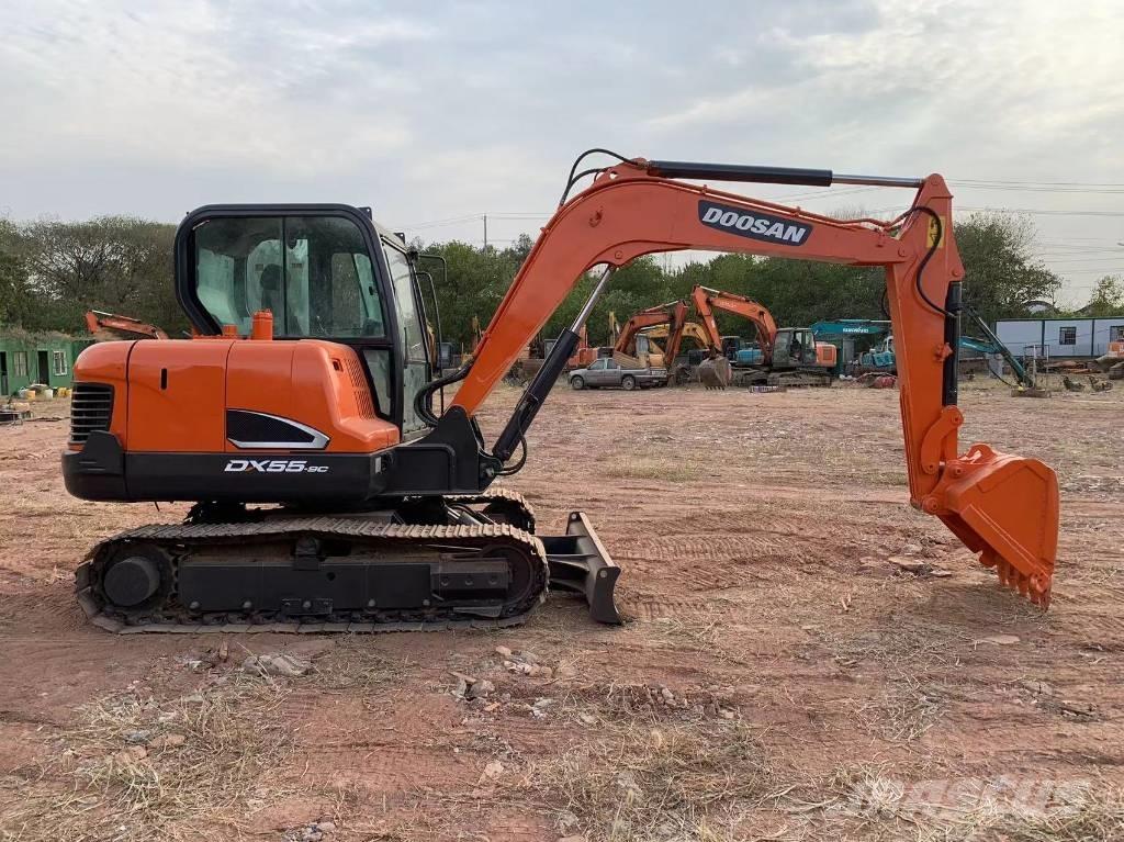 Doosan DX 55 Mini ekskavatoriai < 7 t