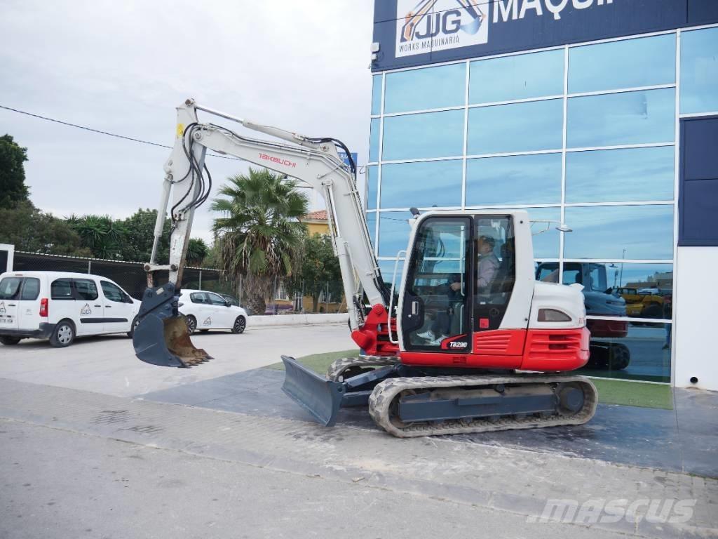 Takeuchi TB 290 Vidutinės galios ekskavatoriai 7-12 t