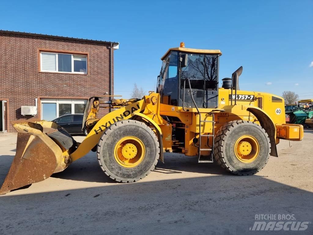 Hyundai HL 757-7 Naudoti ratiniai krautuvai