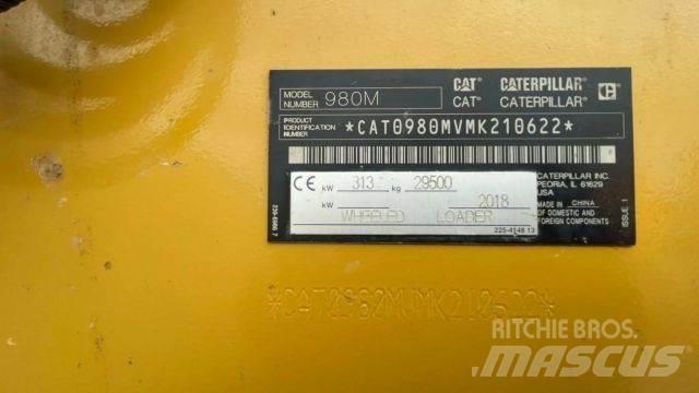 CAT 980 M Naudoti ratiniai krautuvai