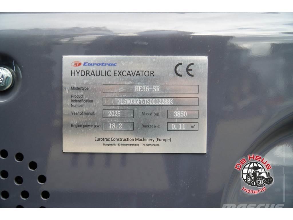Eurotrac HE36SR Specialūs ekskavatoriai