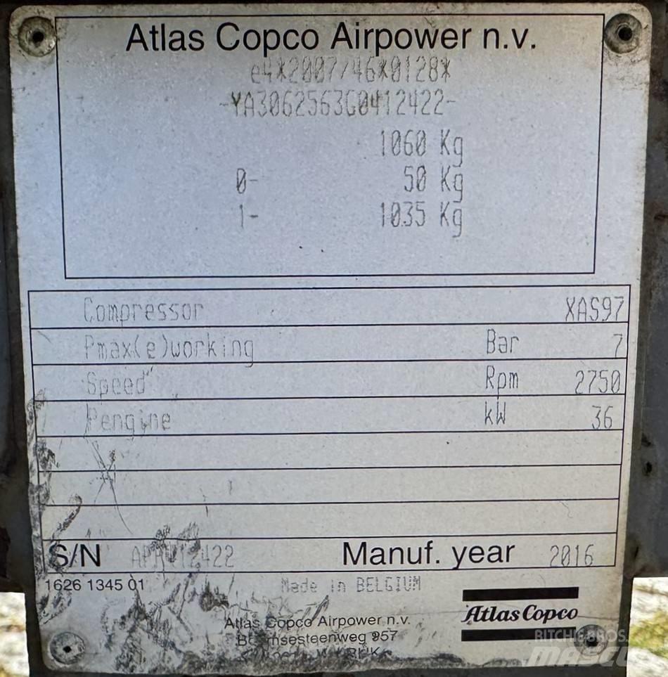 Atlas Copco XAS97 Kompresoriai