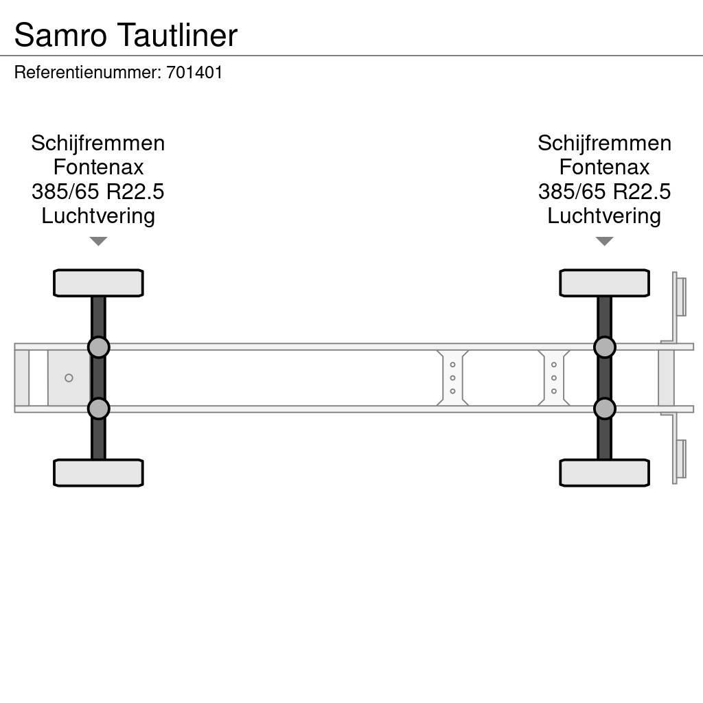 Samro Tautliner Tentinės puspriekabės