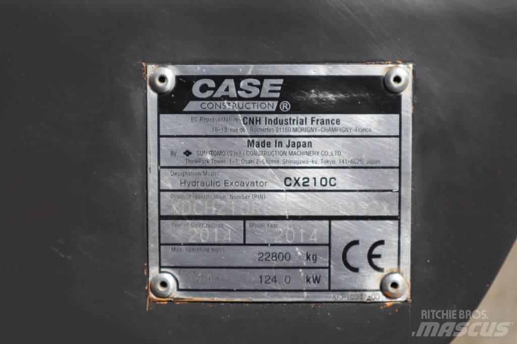 CASE CX210C Vikšriniai ekskavatoriai