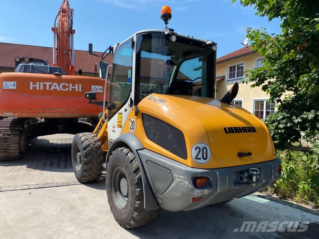 Liebherr L 506 Naudoti ratiniai krautuvai