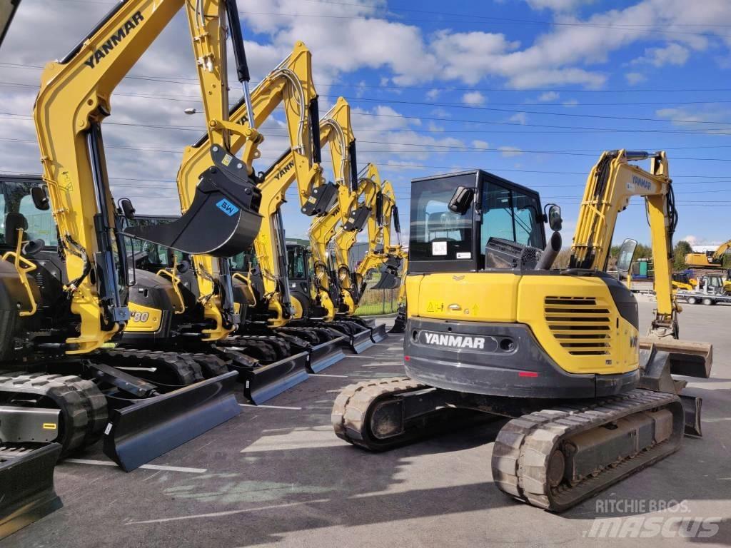 Yanmar Vio 80-1A Vidutinės galios ekskavatoriai 7-12 t