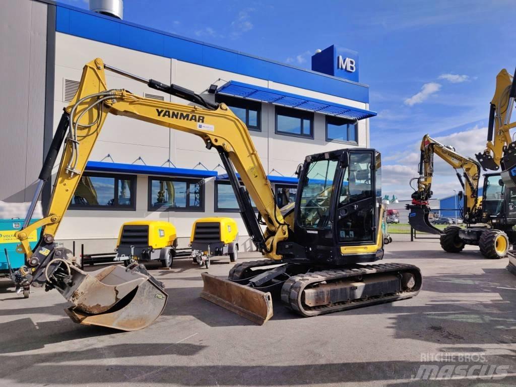 Yanmar Vio 80-1A Vidutinės galios ekskavatoriai 7-12 t