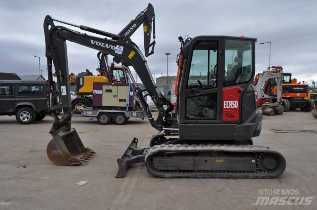 Volvo ECR50F Mini ekskavatoriai < 7 t