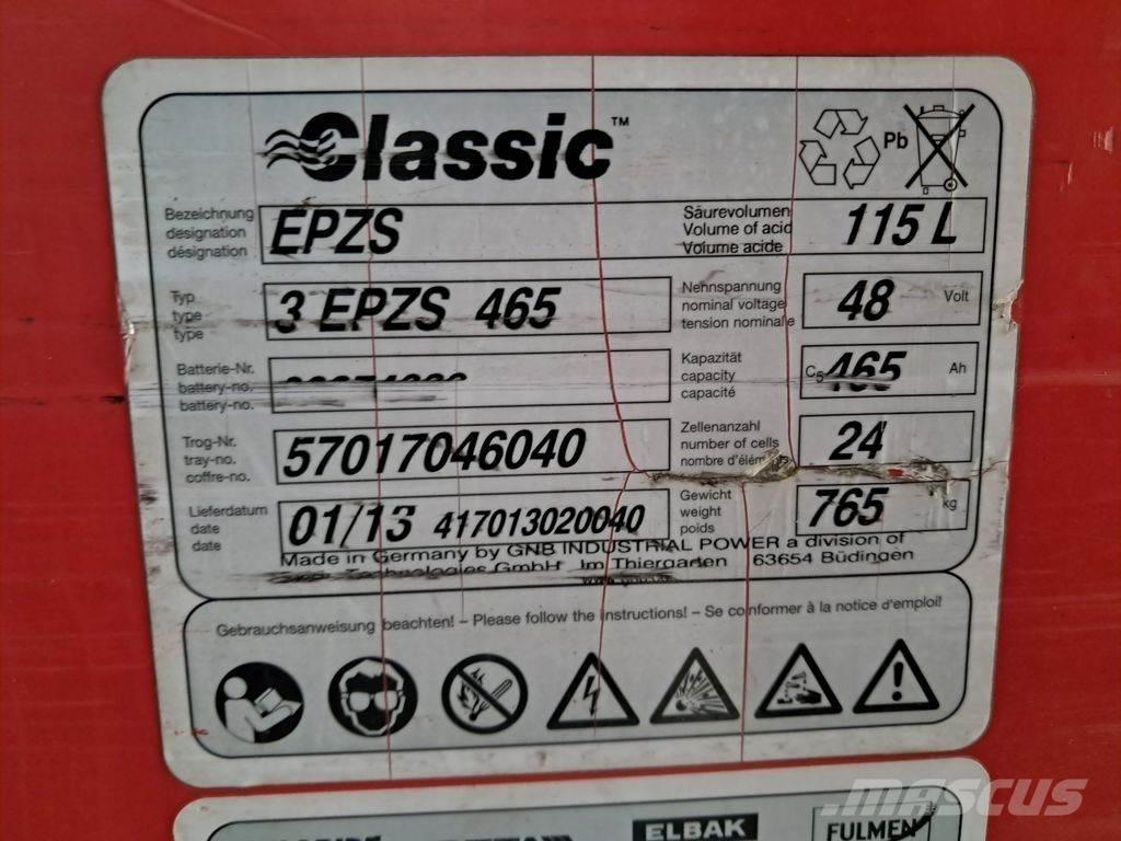 Linde R16S-12 Šakiniai krautuvai su prailgintu keltuvu