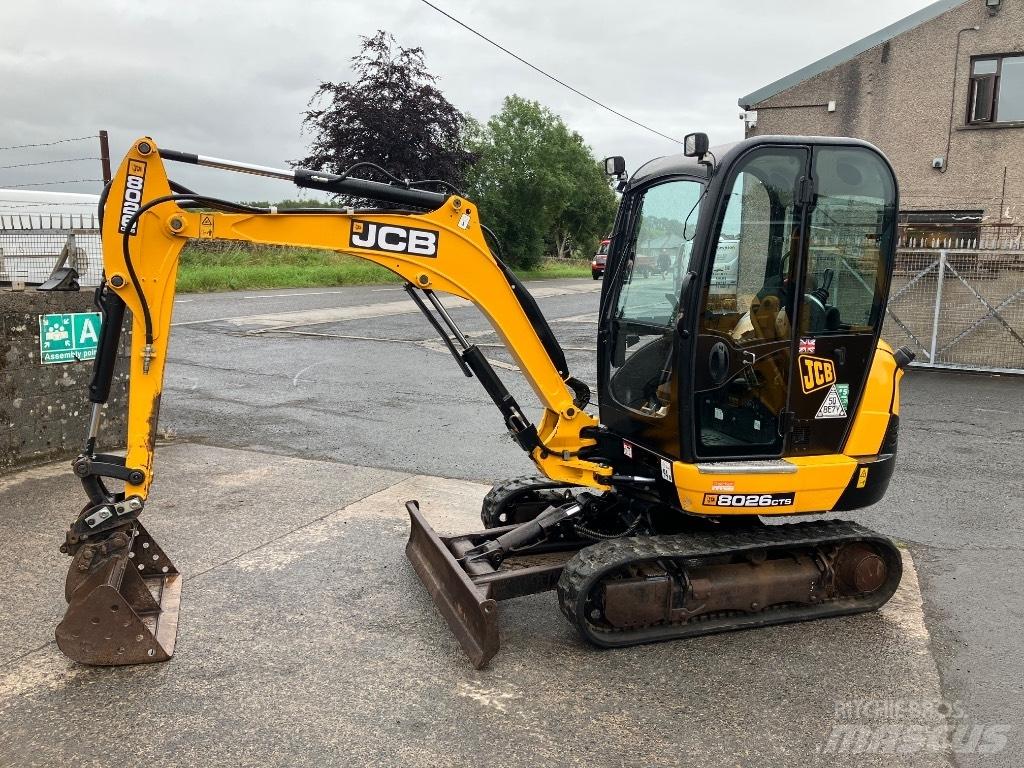JCB 8026 CTS Mini ekskavatoriai < 7 t