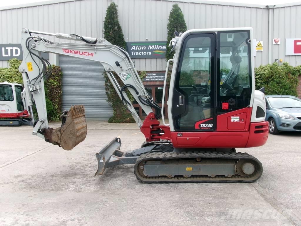 Takeuchi TB 240 Mini ekskavatoriai < 7 t