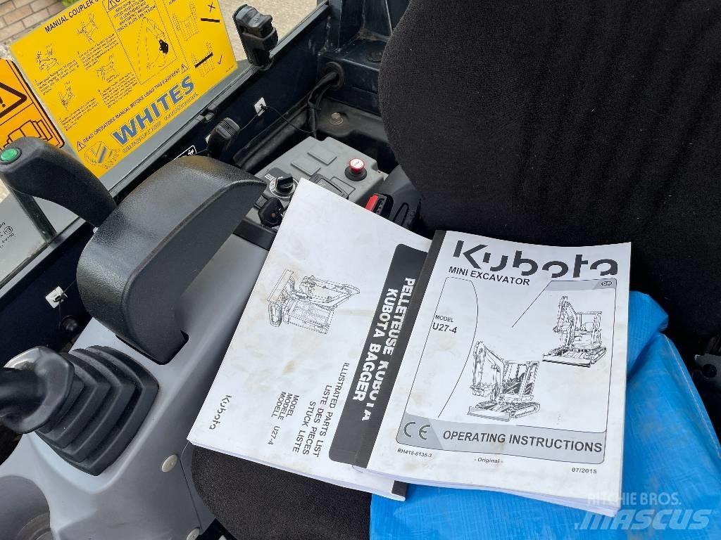 Kubota U 27-4 Mini ekskavatoriai < 7 t