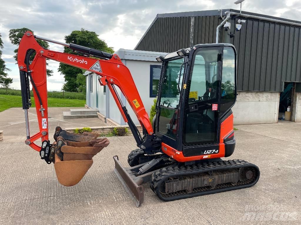 Kubota U 27-4 Mini ekskavatoriai < 7 t
