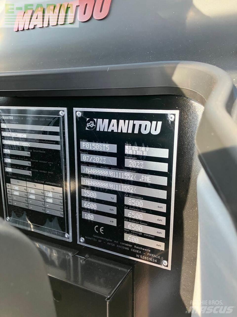 Manitou mlt635 Teleskopiniai krautuvai žemės ūkiui