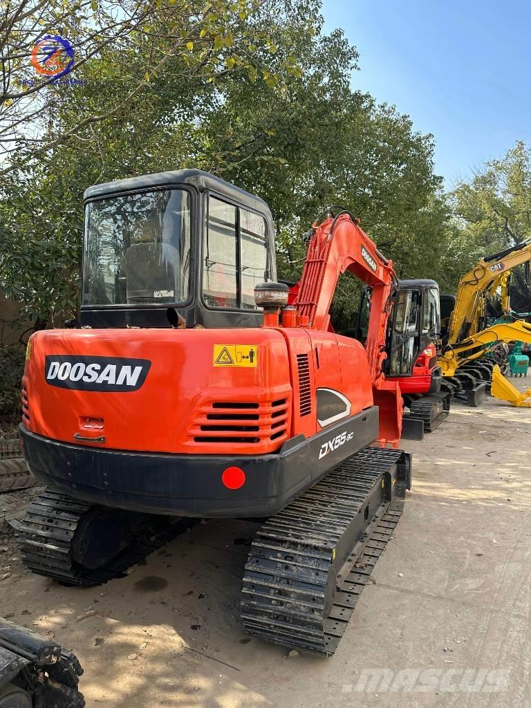 Doosan 55 Mini ekskavatoriai < 7 t