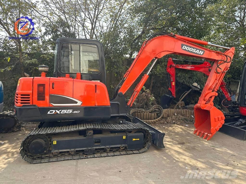 Doosan 55 Mini ekskavatoriai < 7 t