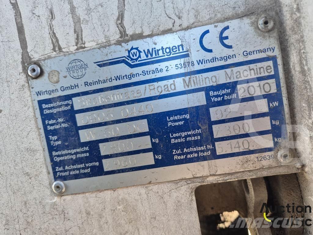 Wirtgen W50DC Asfalto šalto frezavimo technika