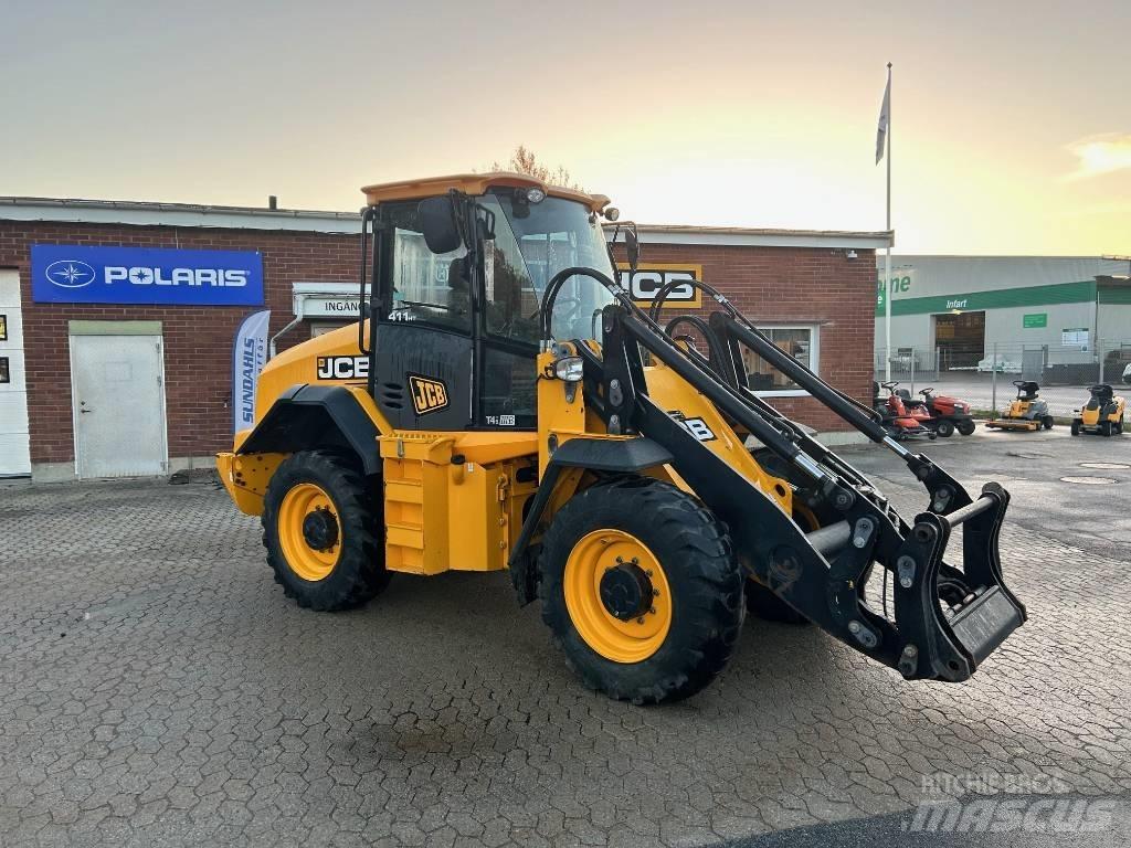 JCB 411 HT Naudoti ratiniai krautuvai