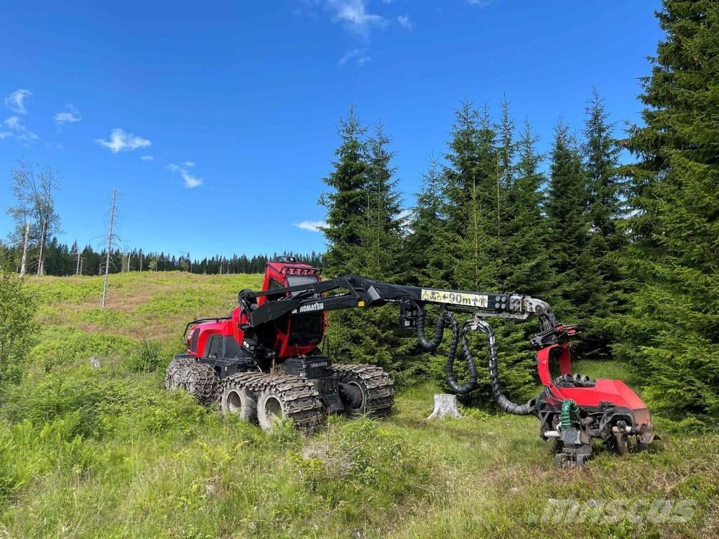 Komatsu 931 XC Miško technika (Harvesteriai)