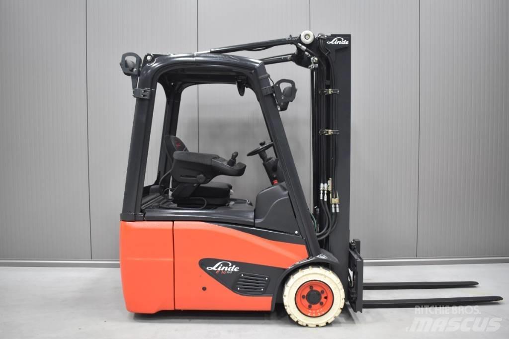 Linde E 14 Elektriniai šakiniai krautuvai