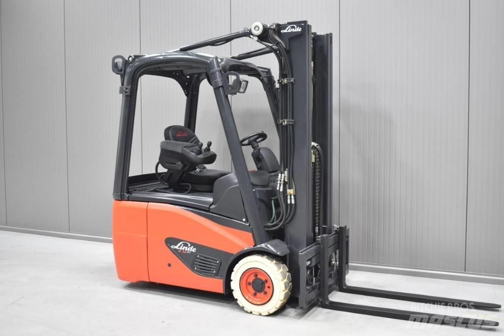 Linde E 14 Elektriniai šakiniai krautuvai