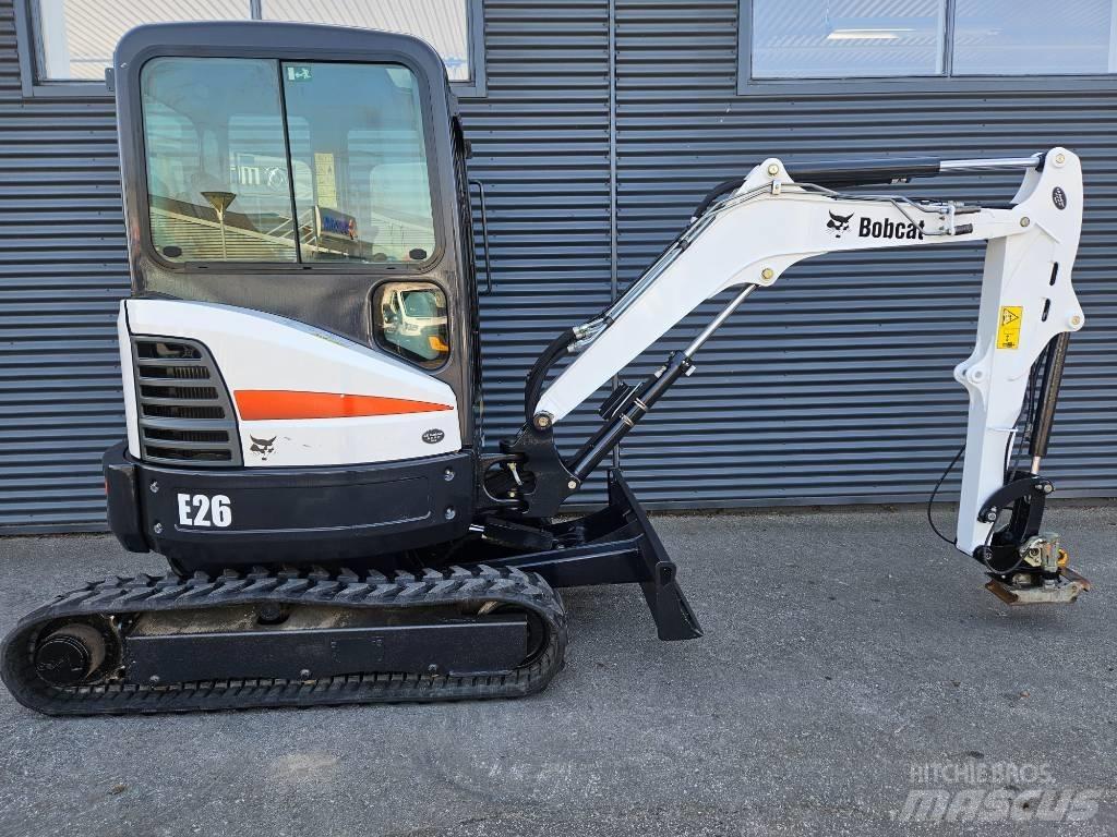 Bobcat e26 Mini ekskavatoriai < 7 t