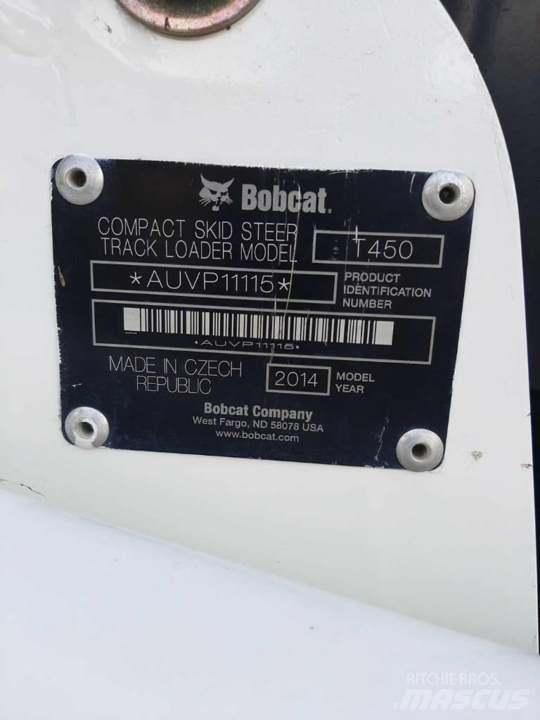 Bobcat T 450 Krautuvai su šoniniu pasukimu