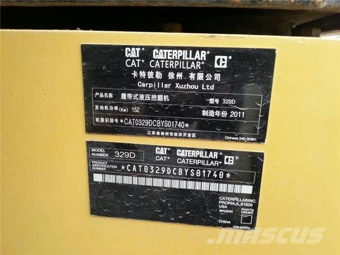 CAT 329 D L Vikšriniai ekskavatoriai