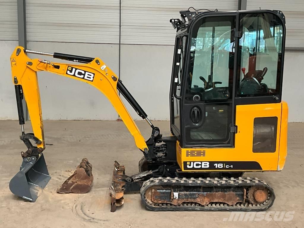 JCB 16 C-1 Mini ekskavatoriai < 7 t