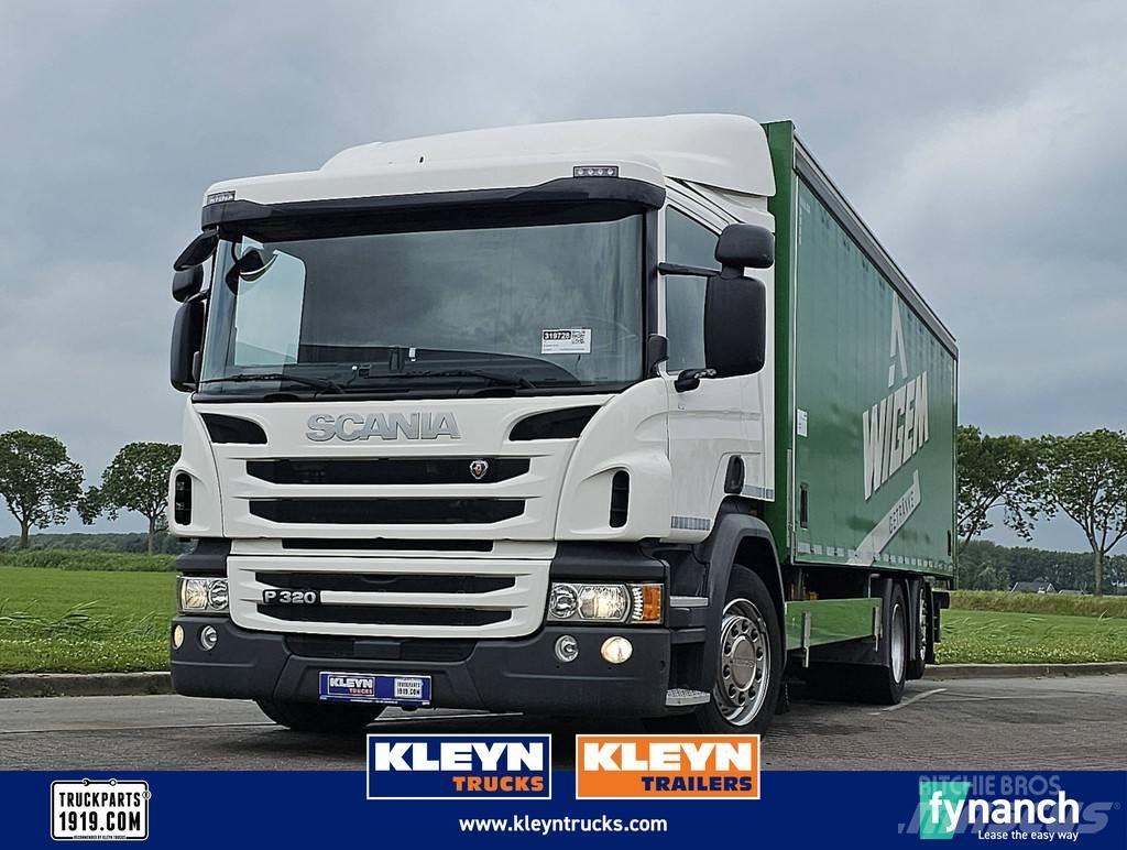 Scania P320 6x2*4 Priekabos su tentu