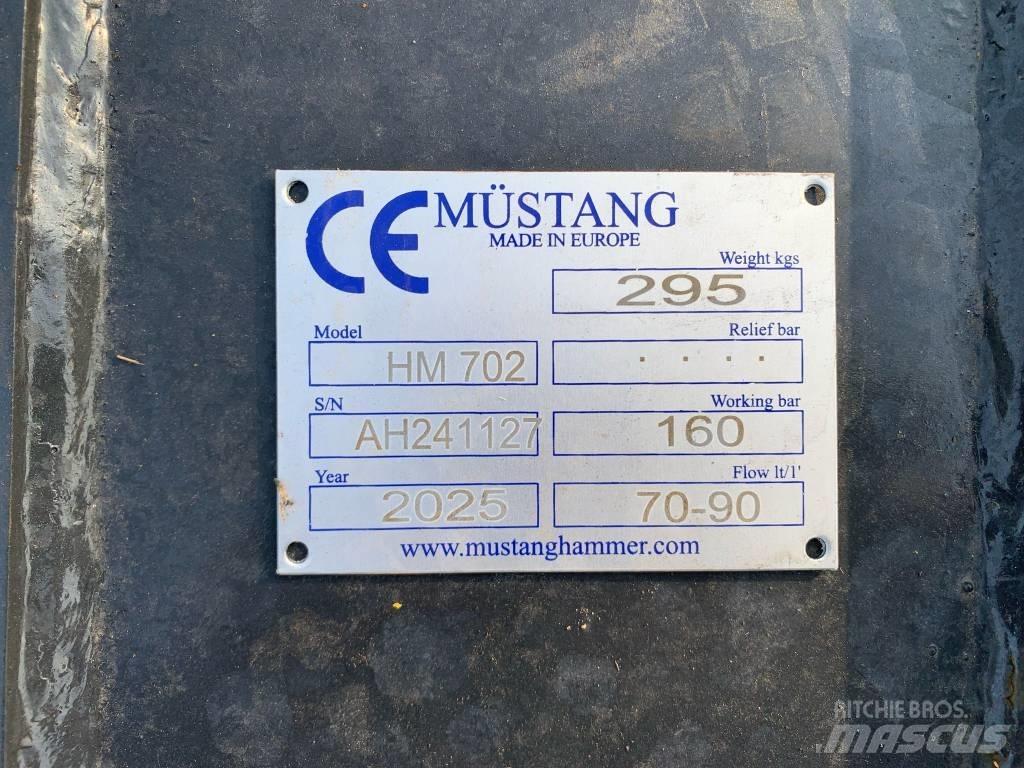 Mustang HM702 Hidrauliniai kūjai / Trupintuvai
