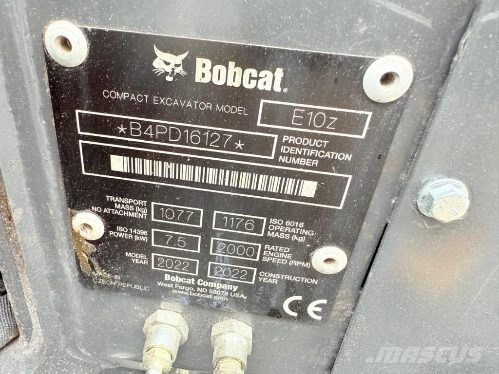 Bobcat E 10z Mini ekskavatoriai < 7 t
