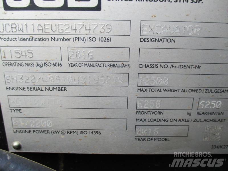 JCB HD110W Ratiniai ekskavatoriai