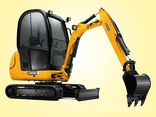JCB 8020 Mini ekskavatoriai < 7 t