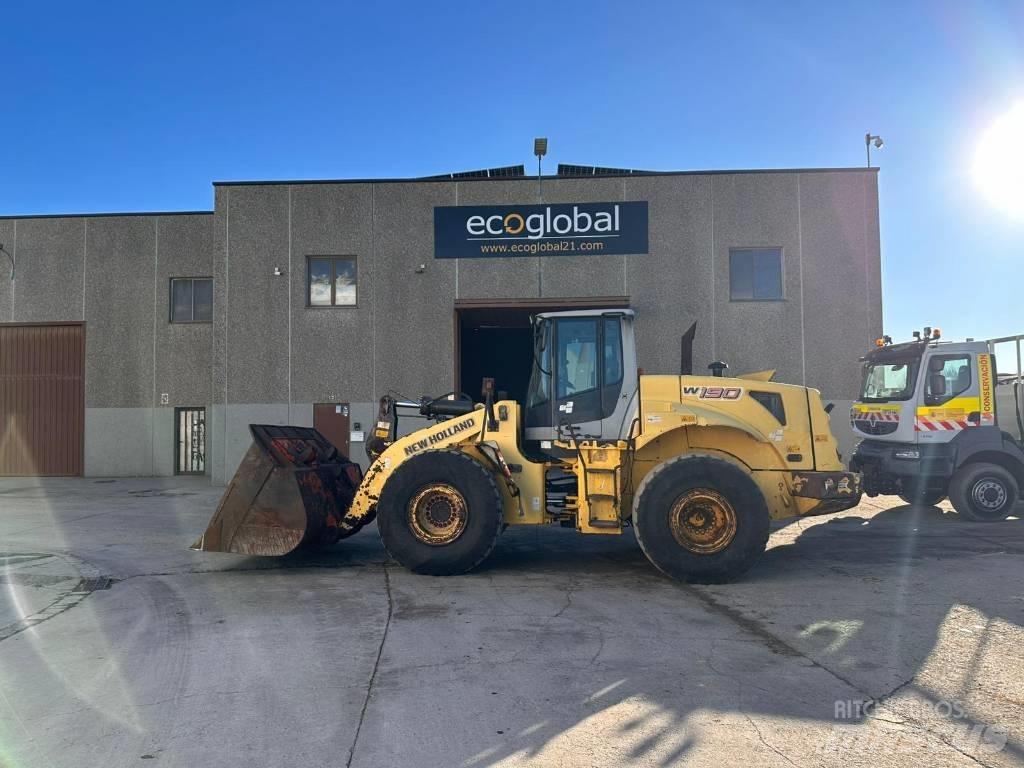 New Holland W 190 Naudoti ratiniai krautuvai