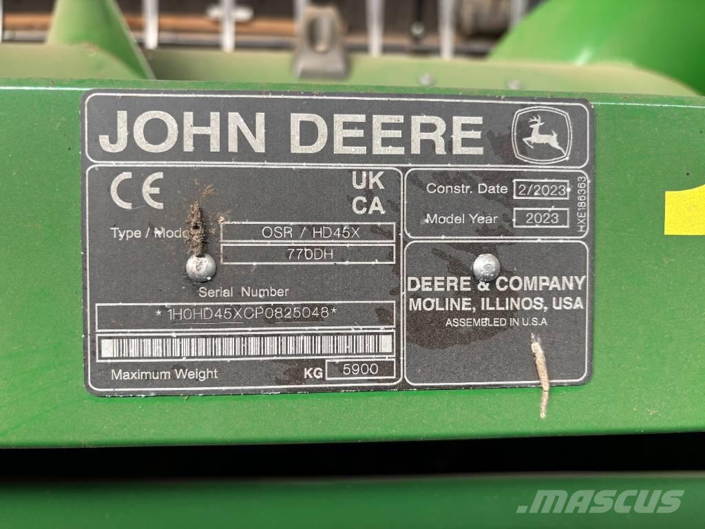 John Deere X9 1000 Derliaus nuėmimo kombainai