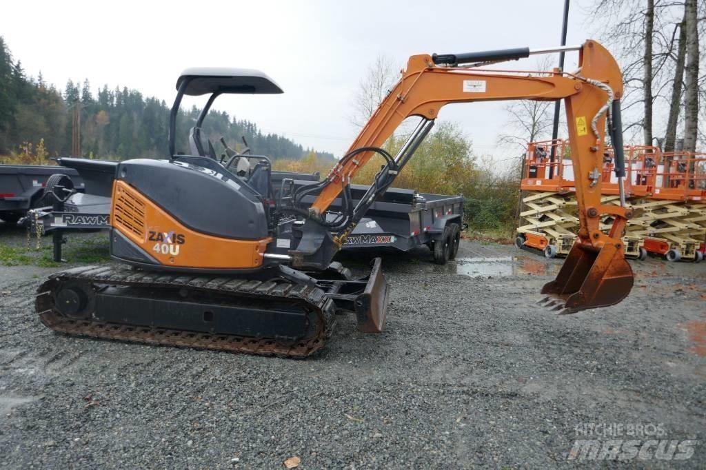 Hitachi ZX40U-3 Mini ekskavatoriai < 7 t