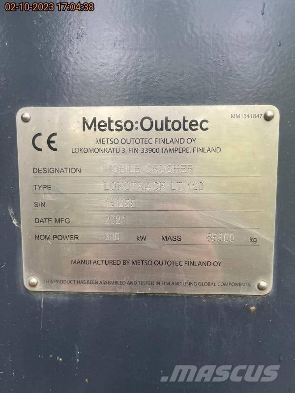 Metso LT120 Trupintuvai