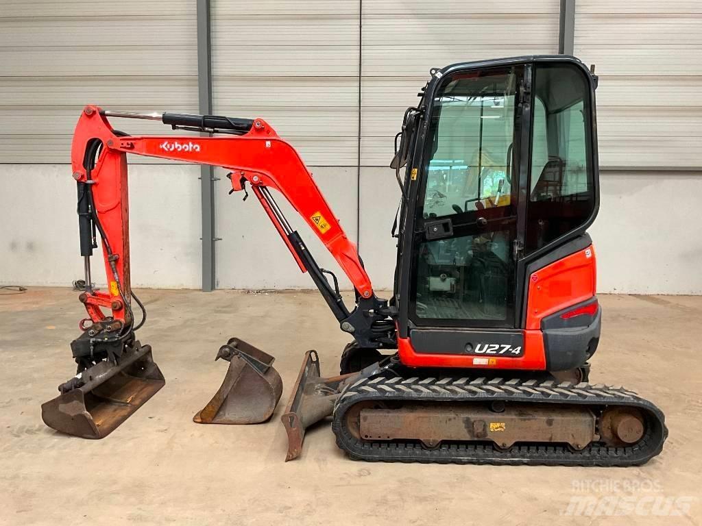 Kubota U 27-4 Mini ekskavatoriai < 7 t